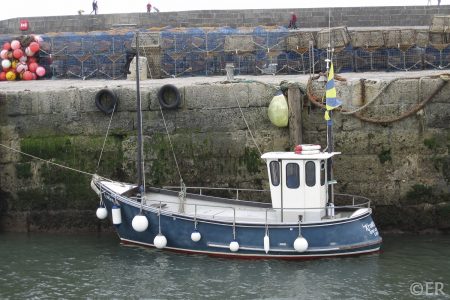 One of the small potting vessels that wors Lyme Bay Marine Reserve One of the small potting vessels that wors Lyme Bay Marine Reserve